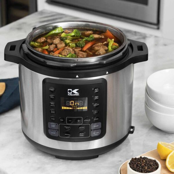 Olla Multicooker 10 en 1 Acero Inoxidable 6 Lts