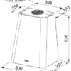 CAMPANA FRANKE PARED NEGRA FSMD 508 BK