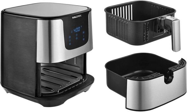 AirFryer Digital Acero Max 3,5 Litros