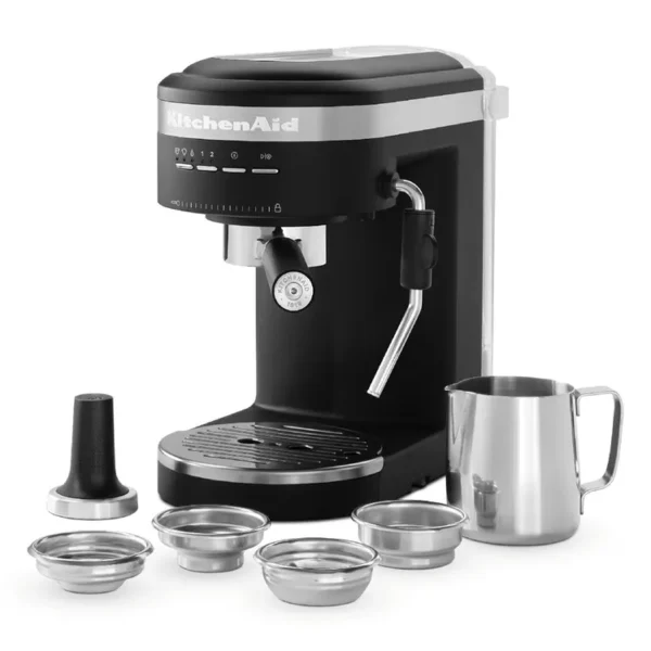 CAFETERA KITCHENAID ESPRESSO DE 6 TAZAS NEGRO MATTE