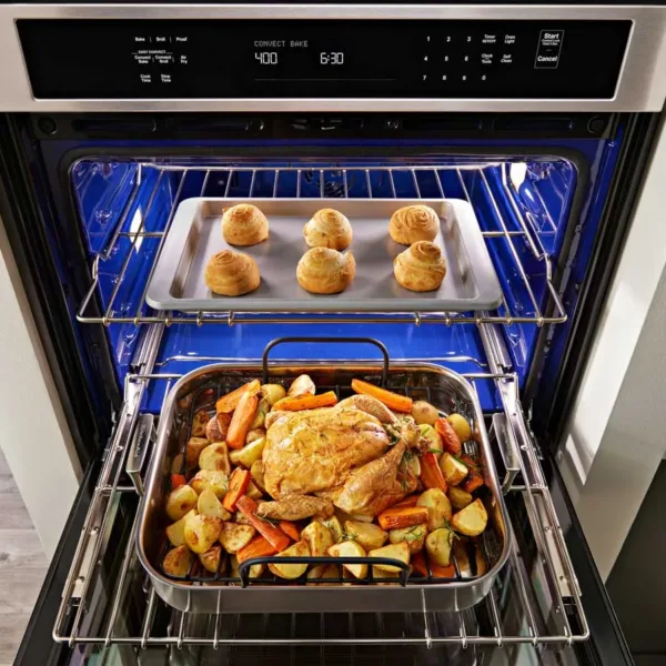 HORNO KITCHENAID 30" ACERO ELECTRICO