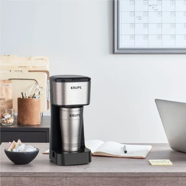 CAFETERA KRUPS SIMPLY BREW TO GO INOX