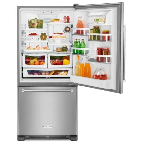 NEVERA KITCHENAID BOTTOM MOUNT APERTURA DERECHA DE 524 LITROS