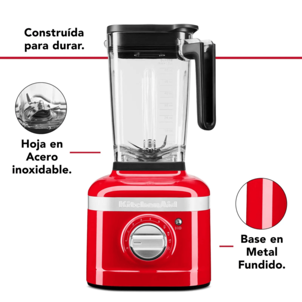 LICUADORA KITCHENAID K400 ROJA 9 PROGRAMAS