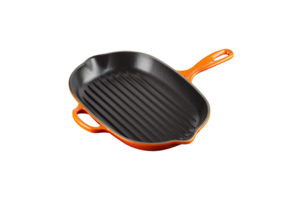 SARTEN LE CREUSET SKILLET GRILL OVALADA 32CM VOLCANICO