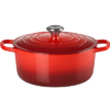 COCOTTE LE CREUSET REDONDA 26CM CEREZA