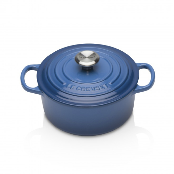 COCOTTE LE CREUSET REDONDA 26 CM AZUL MARSEILLE
