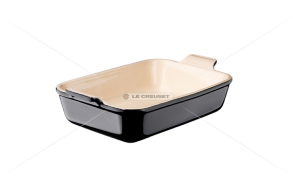 BANDEJA RECTANGUALR 26 CM NEGRO LE CREUSET