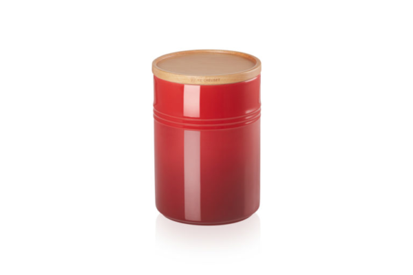 BOTE LE CREUSET 2.3L CON TAPA DE MADERA CEREZA