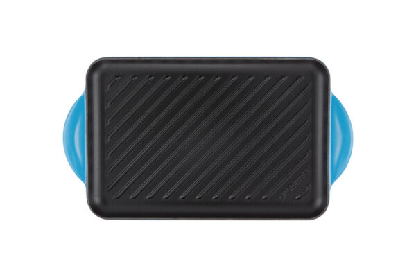 PARRILLA LE CREUSET RECTANGULAR 32 CM AZURE BLUE