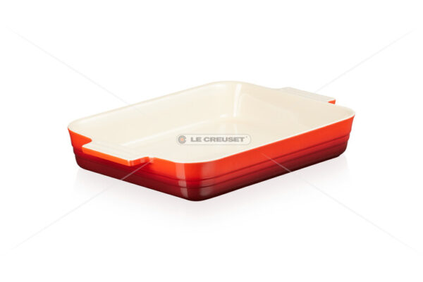 BANDEJA LE CREUSET RECTANGULAR 32CM CEREZA