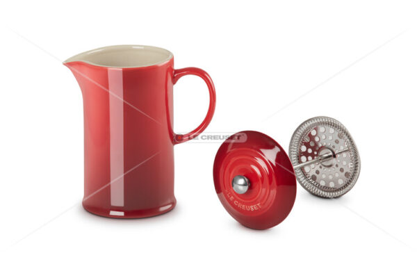 CAFETERA LE CREUSET 800ML CON PRENSA CEREZA